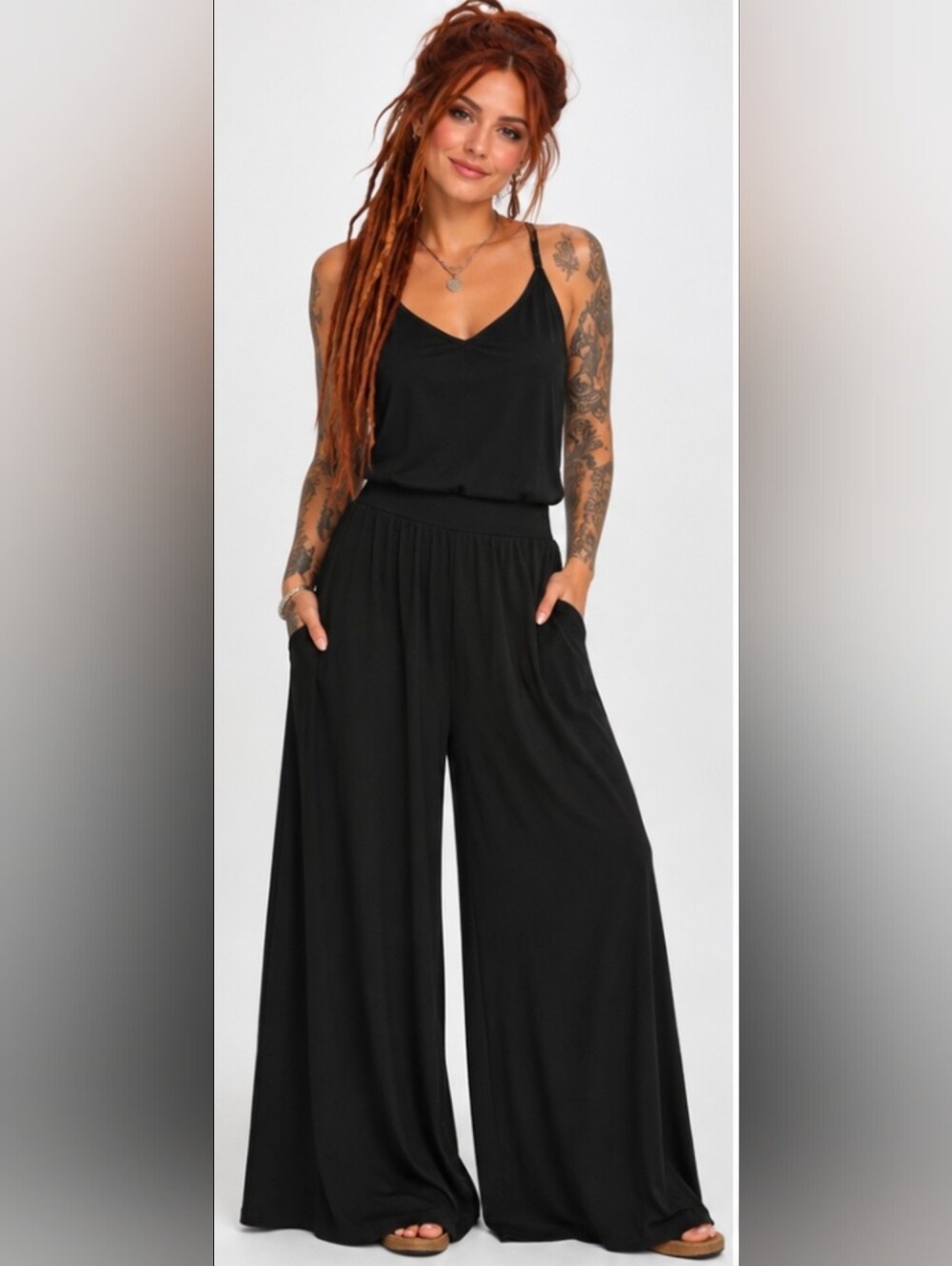 Halara Wide Leg Jumpsuit - Picture 2 of 11